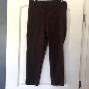 Burgundy slacks